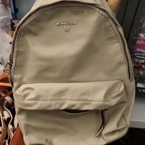 Michael Kors Beige Backpack